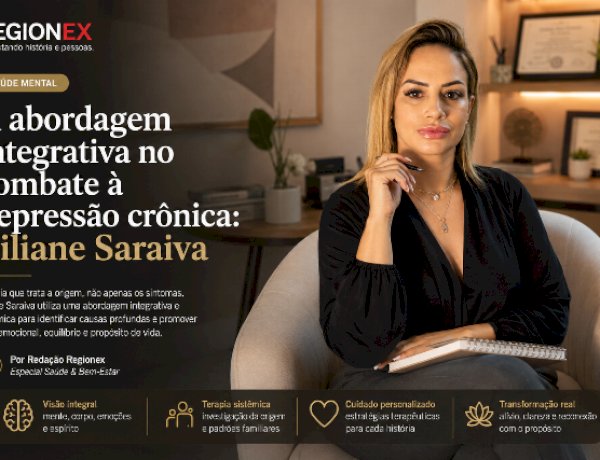 A abordagem integrativa no combate à depressão crônica: Liliane Saraiva detalha a investigação de causas em Londrina