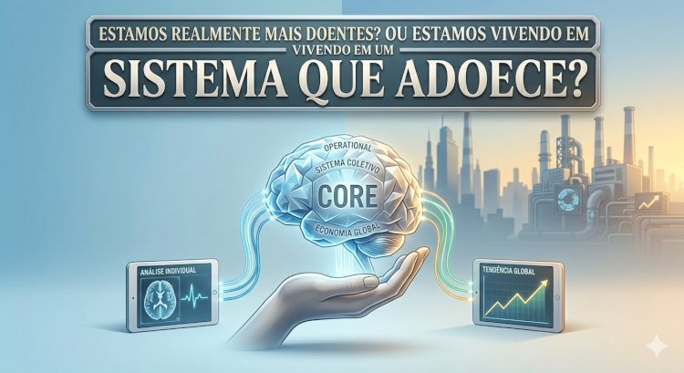 Estamos realmente mais doentes  ou estamos vivendo em um sistema que adoece?